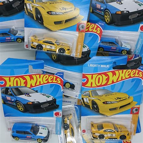 Hot Wheels Nissan Skyline Lbwk R Honda Civic Custom Type R Ek Silvia S Lbwk Japan Card