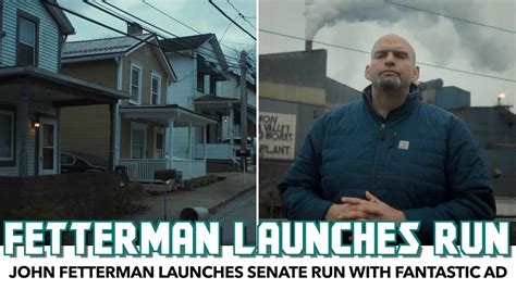 John Fetterman Launches Senate Run With Fantastic Ad - YouTube