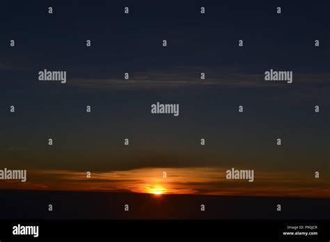 Sunrise from Mt. Fuji Stock Photo - Alamy