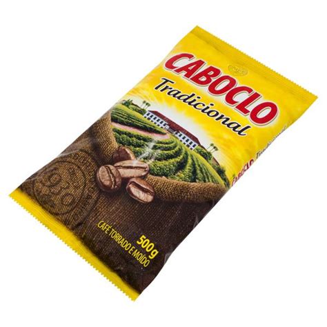 Café Torrado e Moído Tradicional Caboclo Pacote 500g Tateno Supermercado