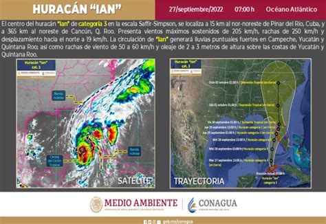 Hurac N Ian Llega A Categor A Y Afectar Con Fuertes Lluvias Algunos