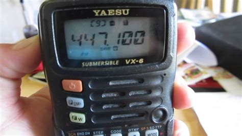 Yaesu Vx 6r Review Youtube