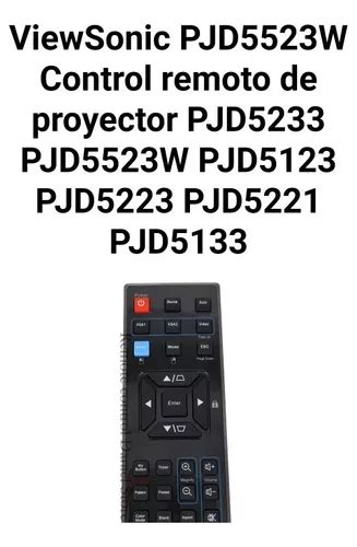 Control Remoto Para Proyector Viewsonic Original Cuotas Sin Inter S