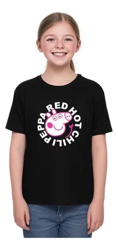 Camiseta Infantil Red Hot Chili Peppa Parodia Chili Peppers MercadoLivre