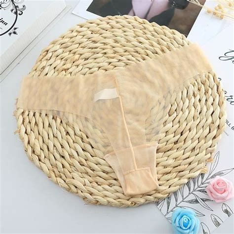 Culotte Slip Strings Sexy En Dentelle Transparente Pour Femmes Lingerie Haute Audio Grande
