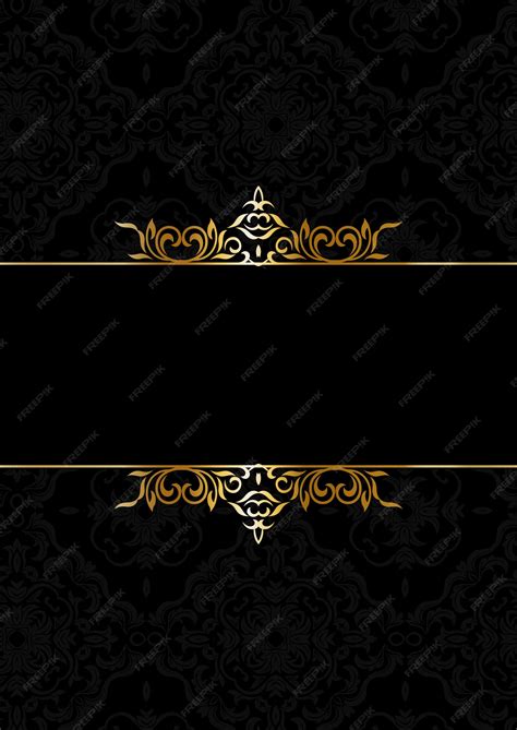 Elegante Fundo Preto Com Dourado - Fundo elegante decorativo em preto e dourado | Vetor Grátis