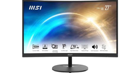 MSI 27 PRO MP271C (4 stores) at Klarna • Compare price