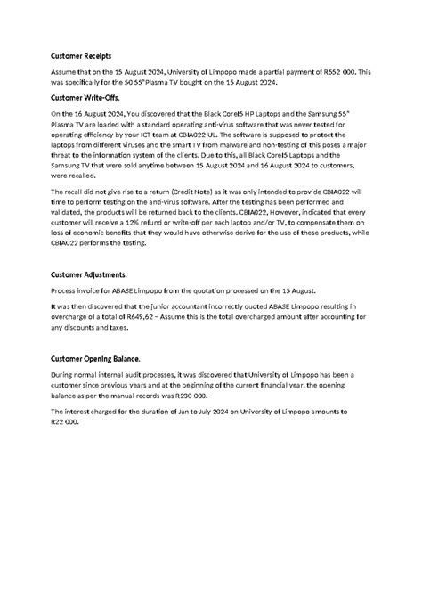 Customer Write Off, Adjustment and Recurring Invoices - Customer