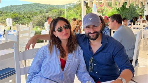 Kareena Kapoor Is A Hot Babe In Red Bikini Striped Shirt As She Enjoys Summer Lunches