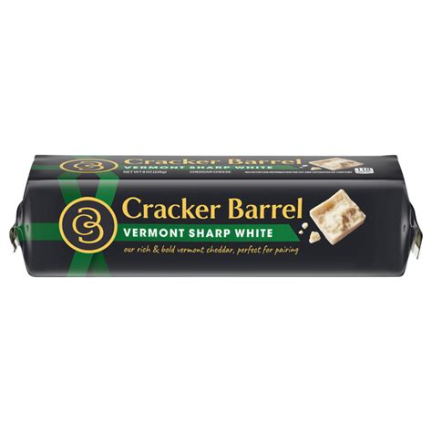 Save On Cracker Barrel Vermont Sharp White Cheddar Cheese Block Order