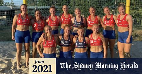 Norways Womens Beach Handball Team Fined For Wearing Shorts Instead Of Bikini Bottoms