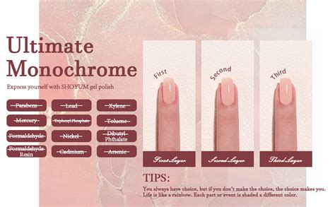 Amazon Shoyum Pcs Jelly Nude Gel Nail Polish Set Sheer Pink Colors Gel Polish Kit With