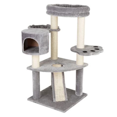 Игровой комплекс для котов Cat's paw с домиком для кошки и когтеточкой ...