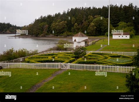 Formal Garden In San Juan Island National Historical Park Also Known