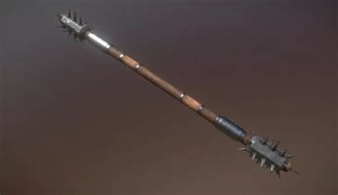 Double Sided Mace Weapon Free 3d Model Fbx Open3dmodel