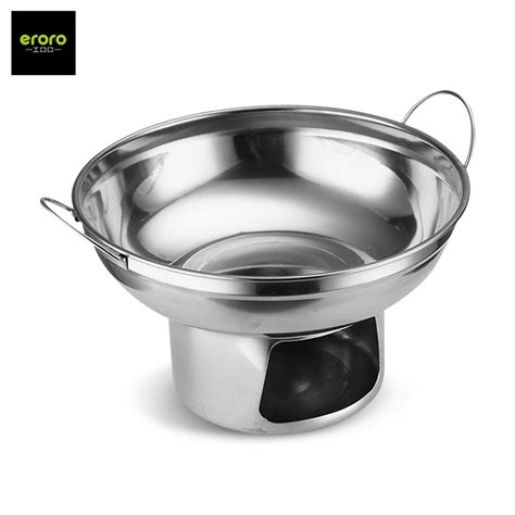 ERORO หมอไฟ จมจม ชาบ ตมยำ สแตนเลส CM Hot Pot Stainless Steel หมอไฟแสตนเลสสตล