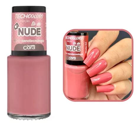 Coleção Esmaltes Techcolors Cora 9ml Tô De Nude Cor Nude 54 MercadoLivre