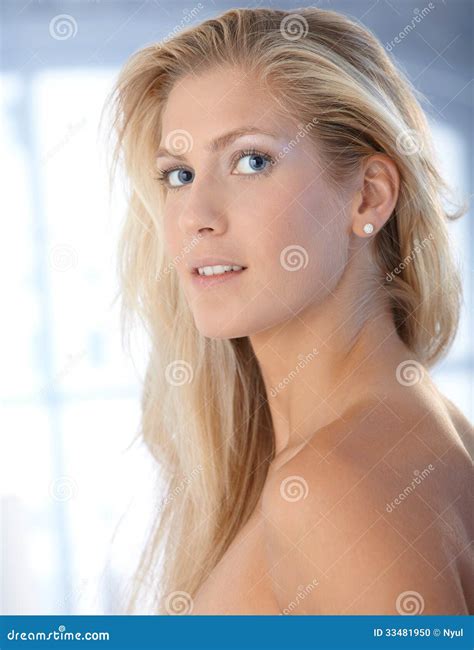 Reine Blonde Sch Nheit Stockfoto Bild Von Kaukasisch
