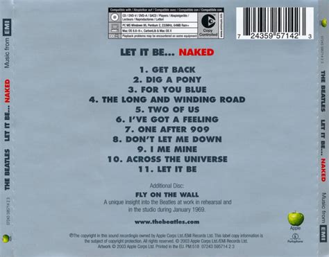 The Beatles Let It Be Naked Cd Doble Usado Pasion Por Los Vinilos
