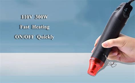 DIDODI Mini Heat Gun W Handheld Heat Gun Dual Temperature Hot Air Gun Electric