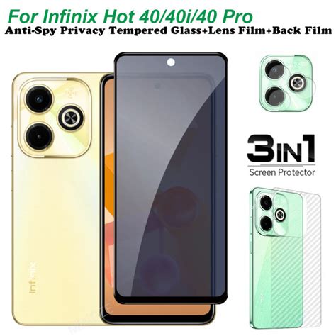 Infinix HOT PRO กระจกเทมเปอร Infinix HOT i ปกปองหนาจอ Infinix ฟลมปองกนเลนสกลองถาย