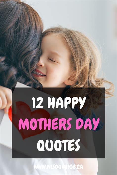 12 Happy Mothers Day Quotes – WisdomHub