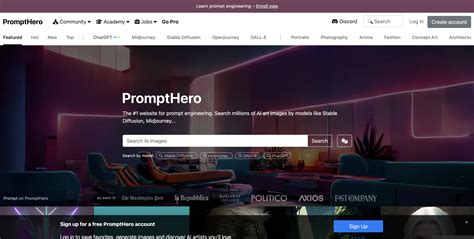 PromptHero Discover Optimize AI Art Prompts Creati Ai