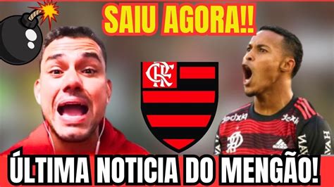 SAIU AGORA NINGUEM IMAGINAVA POR ESSA ÚLTIMAS NOTICIAS DO FLAMENGO