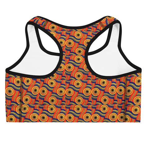 Kumusha African Print Sports Bra Ruvaafricwear