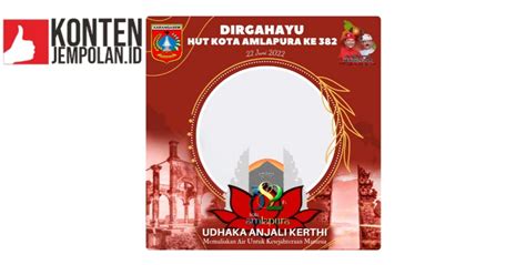 Kumpulan Twibbon HUT Kota Amlapura 2022 Hari Jadi Ke 382 Tahun