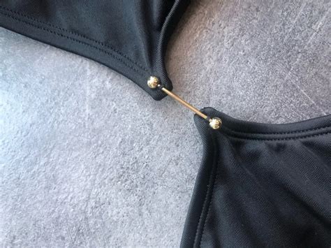 FREE SHIPPING Women High Cut Bodysuits One Piece Swimsuit Female Deep V Neck Ring Bikini Set JKP3711