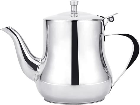 SANQIAHOME OZ 20 Stainless Steel Teapot 20oz 0 57Litres 1 2 Cups Easy