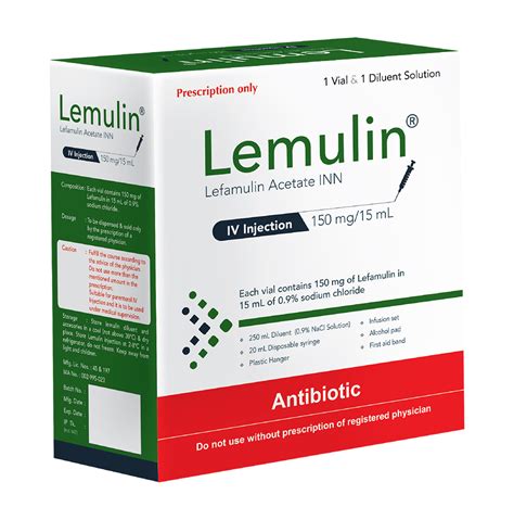 Lemulin | 150 mg/15 ml | Injection | লেমুলিন ১৫০ মি.গ্রা./১৫ মি.লি ...