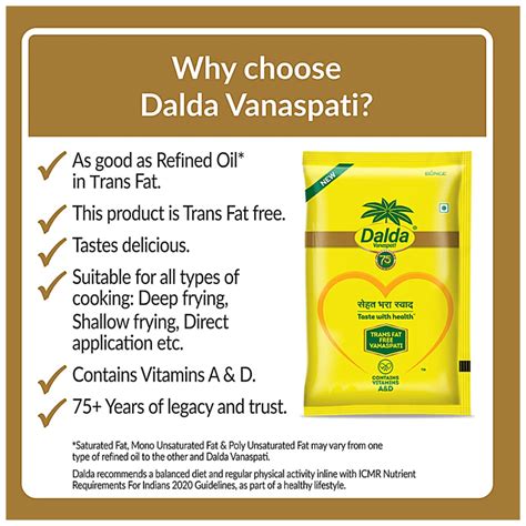 Dalda Vanaspati 500mL Pouch Naga Bazaar