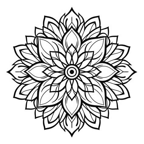 Premium Photo | Dark Tonalities Art Deco Geometric Designs For Adult Coloring Pages