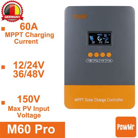 Powmr 5500w 48v Solar Wechselrichter Mppt 80a Laderegler Or 60a Solar