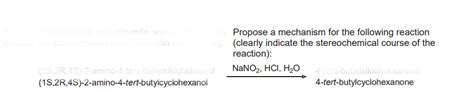 Solved Propose a mechanism for the following reaction | Chegg.com