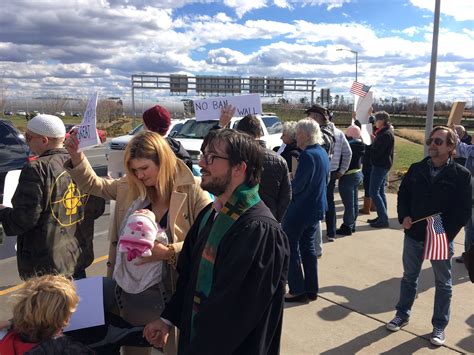 Day 2: Protesters rally at Charlotte-Douglas Airport | wcnc.com