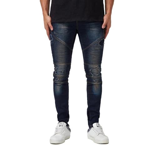 European American Style Men Jeans Slim Straight Famous Brand Design