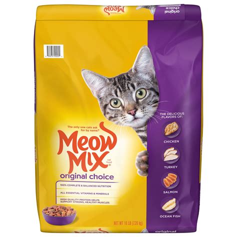 Meow Mix Original Choice Dry Cat Food 16 Lbs Petco