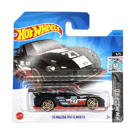 Машинка Hot Wheels 15 Mazda MX 5 Miata HW Modified 2023 Mattel HKH87 M521 Интернет магазин