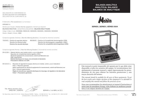 Balanza Anal Tica Analitical Balance Balance De Analytique