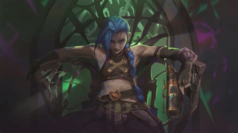 Jinx Arcane 4K 9191e Wallpaper PC Desktop