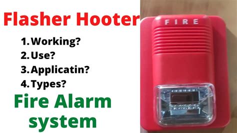 fire alarm hooter hooter flasher alarm flashing light fire hooter