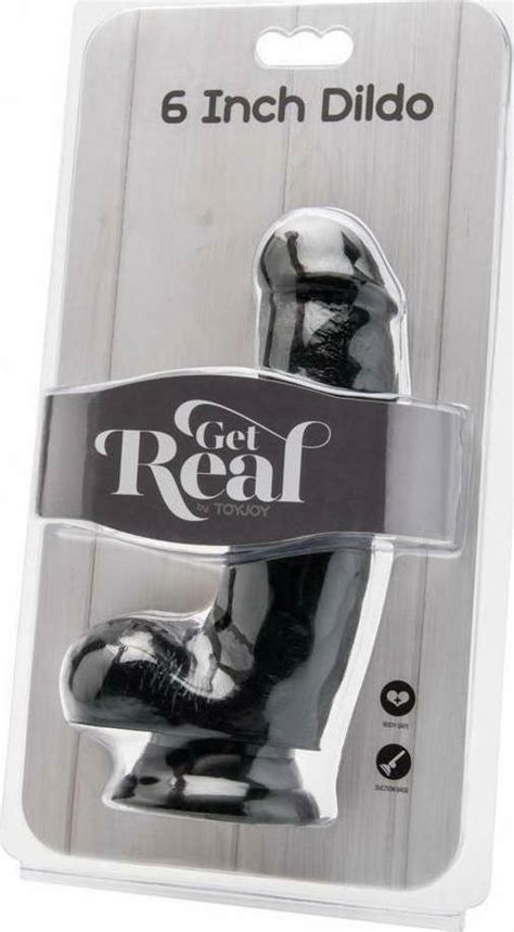 Toyjoy Get Real Dildo With Balls Cm Black Skroutz Gr