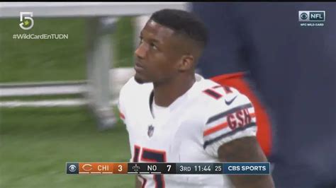 Se Calent Anthony Miller De Los Bears Y Se Fue Expulsado Tudn