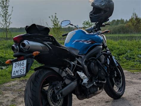 Купить б у Yamaha FZ6 инжектор 6 передач в Дубне синий naked bike 2007 года по цене 510 000