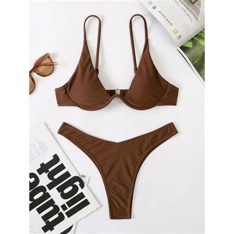 Bộ Bikini Tam Giác Màu Trơn Màu Phong Cách Mới Shopee Việt Nam