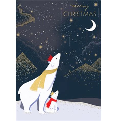 Polar Bears Christmas Card Fig And Fox