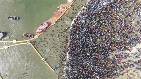 Best Drone Shoot Of Kumbh Mela Allahabad City Prayagraj Updates